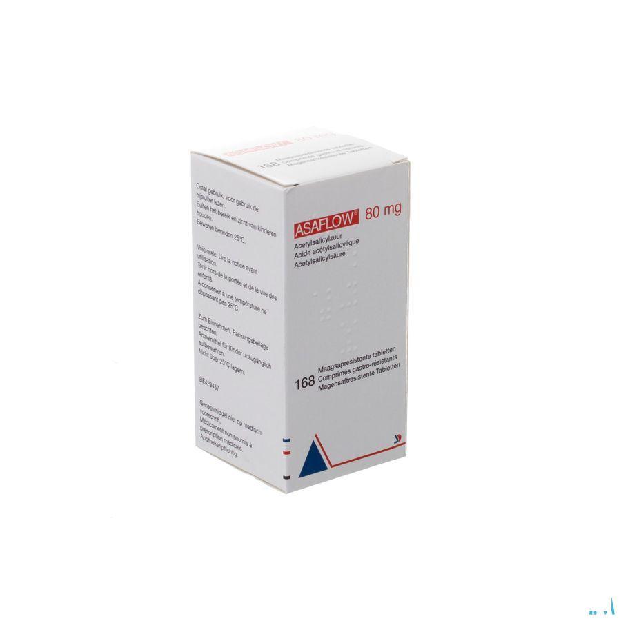 Asaflow 80 mg Maagsapresist Comp Flacon 168X 80 mg