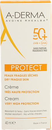 Aderma Protect Creme zonder parfum Tube 40 ml  -  Aderma
