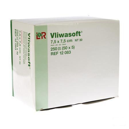 Vliwasoft Kompres Steriel N/Wov.4Pl 7,5X 7,5Cm 50X5 12083  -  Lohmann & Rauscher