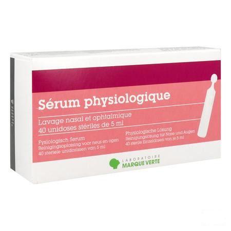 Marque V Fysiologisch Serum Unidosis 40x5 ml 