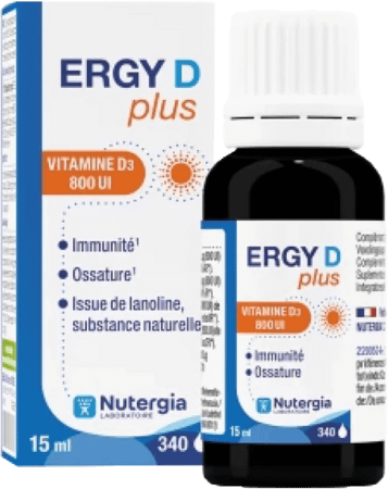 Ergy D Plus Flacon 15 ml  -  Lab. Nutergia