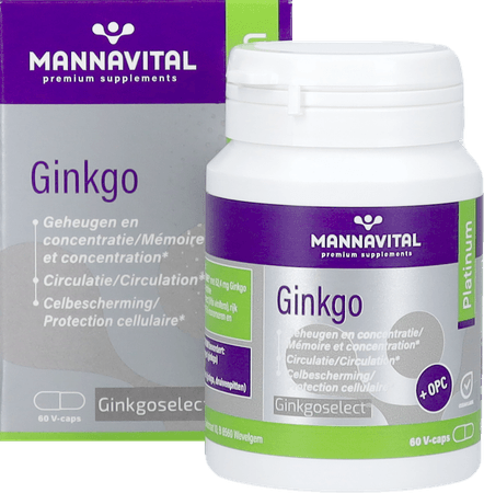 Mannavital Gingko V-caps 60 