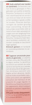 Weleda Tandpasta Ratanhia Roos 75 ml  -  Weleda
