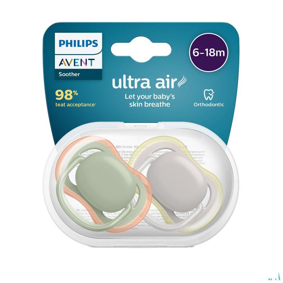 Philips Avent Sucette +6M Air Olive