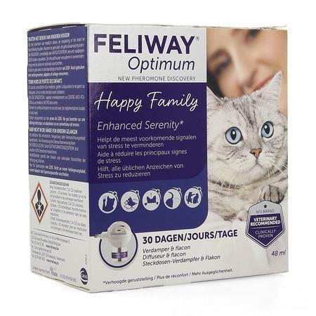 Feliway Optimum Kat Verdamper +30 Dagen Fl 48 ml