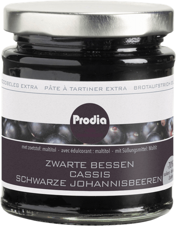 Prodia Broodbeleg Extra Zw.bes Maltitol 215 gr 5638  -  Revogan