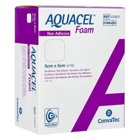 Aquacel Foam Non Adhesief 5X5Cm 10