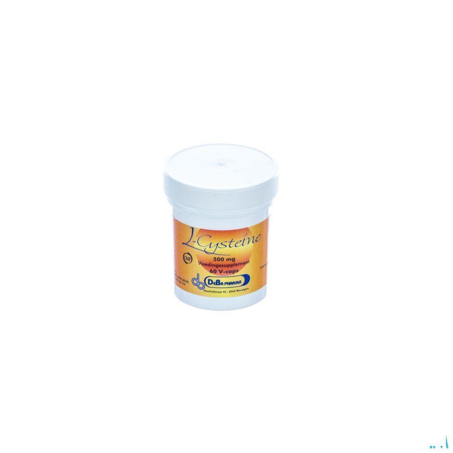 L-cysteine 500 mg + Vit C-b6 V-Capsule 60 Deba  -  Deba Pharma