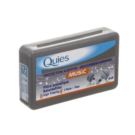 Quies Oordoppen Music 1 Paar  -  Quies