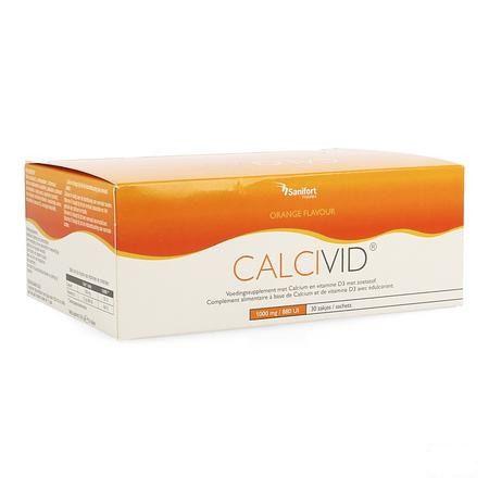 Calcivid 1000 mg/880IEOrange Zakjes 30 