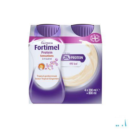 Fortimel Protein 2.4Kcal Tropisch Gember 4 x 200 ml
