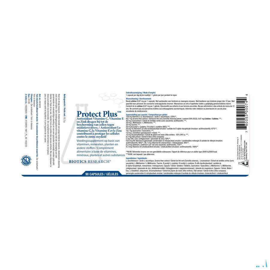 Biotics Protect Plus 90 gélules  -  Energetica Natura