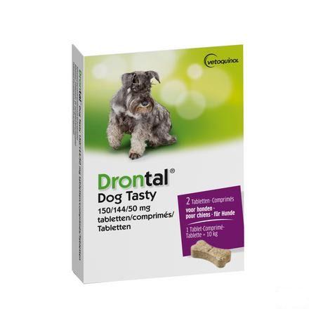 Drontal Tasty Bone 150/144/5 mg 10kg Dog Tabletten 2