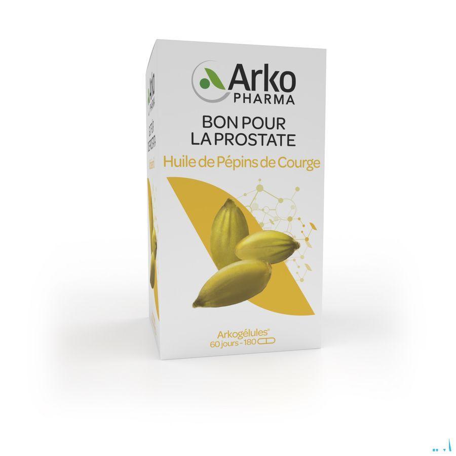 Arkogelules Huile De Pepins De Courge Capsule 180  -  Arkopharma