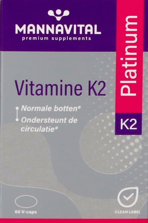 Mannavital Vitamine K2 Platinum V-Caps 60