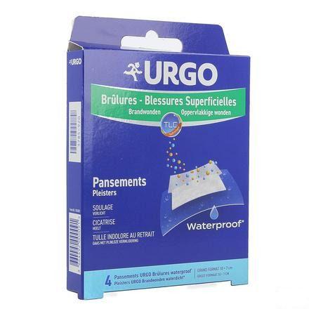 Urgo Brandwonden Oppervlakkig Wtp Wondpl. 10x7cm 4  -  Urgo Healthcare