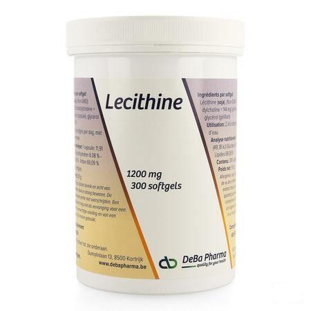 Lecithine Capsule 300x1200 mg  -  Deba Pharma