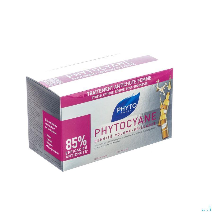 Phytocyane Anti haaruitval Vrouw Ampullen 12 