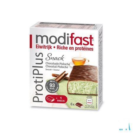Modifast Protiplus Reep Chocolade-pistache 162g  -  Nutrition & Sante