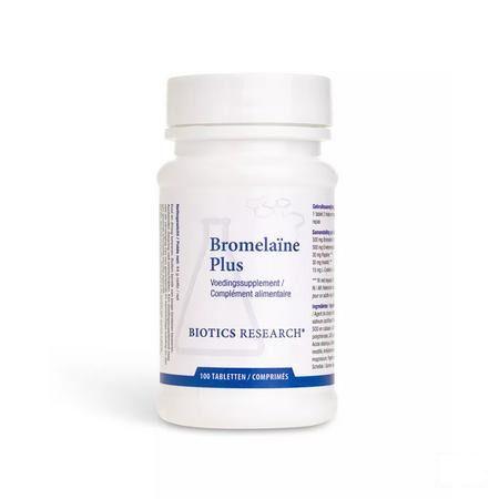 Biotics Bromelaïne Plus 100 tabletten  -  Energetica Natura
