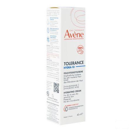 Avene Tolerance Hydra 10 Hydraterende Creme 40 ml  -  Avene