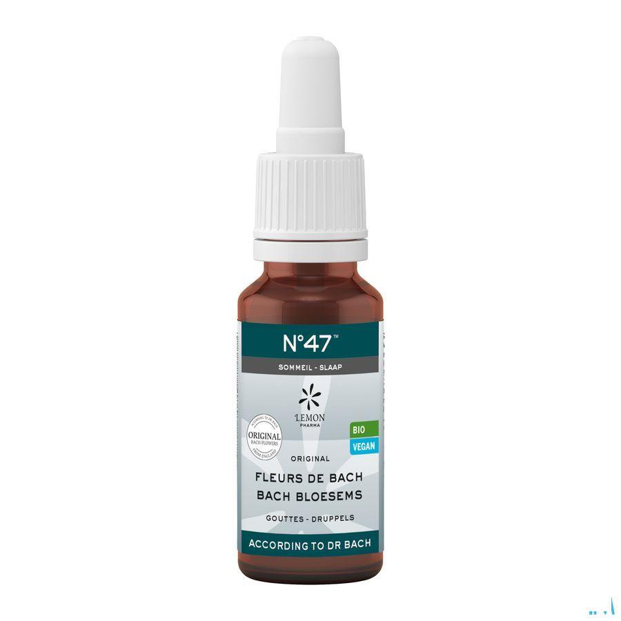 Bachbloesem Bio Nr 47 Druppels Slaap 20 ml  -  Eureka Pharma