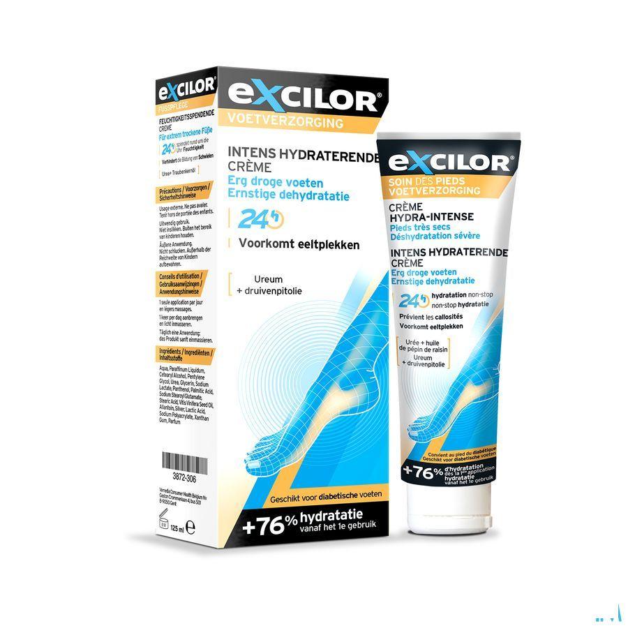 Excilor Soin Des Pieds Creme Hydra Intense 125 ml