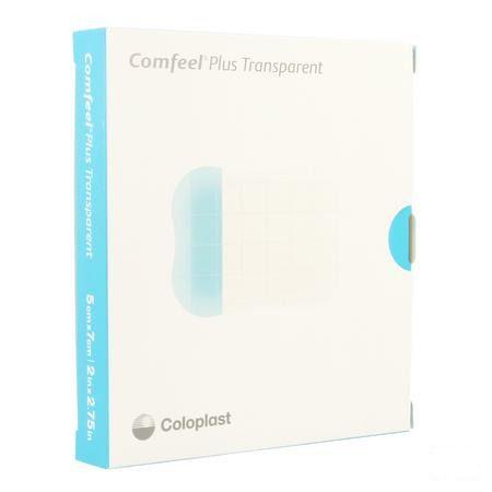 Comfeel Plus Platen Transp 5x 7cm 10 33530  -  Coloplast