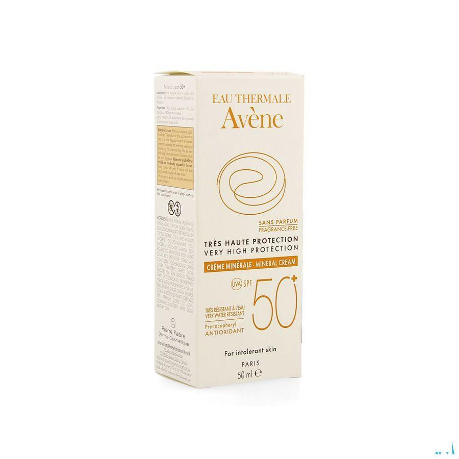 Avene Zonnecreme Minerale Z.hoge Besch.ip50 + 50 ml  -  Avene