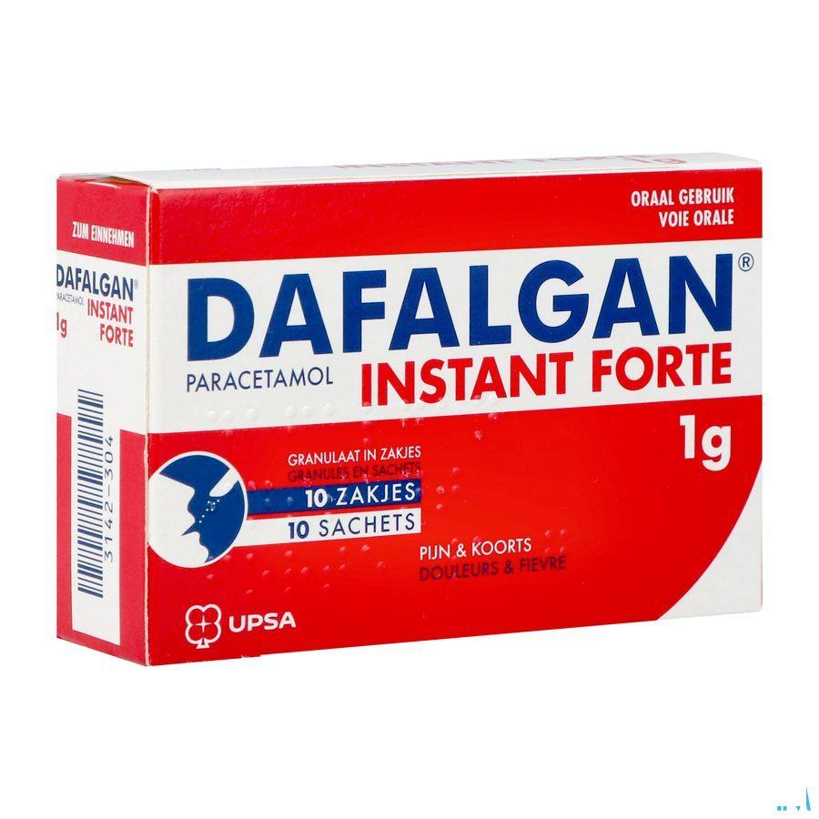 Dafalgan Instant Forte Gran Zakjes 10x1000 mg