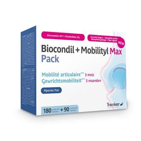 Biocondil Mobilityl Max Comp 180 + Caps 90  -  Trenker