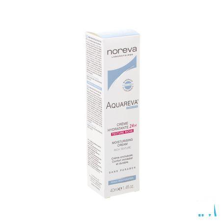 Aquareva Creme Hydra 24u Textuur Rijk Tube 40 ml  -  Noreva Led