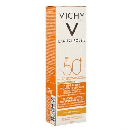 Vichy Cap Id Oplossing Ip50 + Creme Anti pigmentvlek 3in1 50 ml  -  Vichy