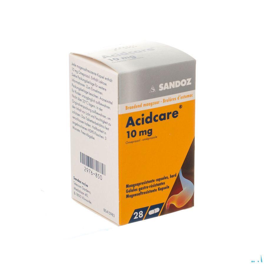 Acidcare 10 mg Sandoz Capsule Maagsapres 28 X 10 mg