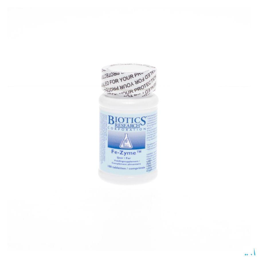 Biotics Fe-Zyme 25mg 100 comprimés  -  Energetica Natura