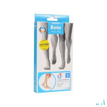 Bota Relax 280 Katoen Korte Kous Zand N2  -  Bota