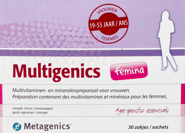 Multigenics Femina Poudre Sachets 30 7284  -  Metagenics