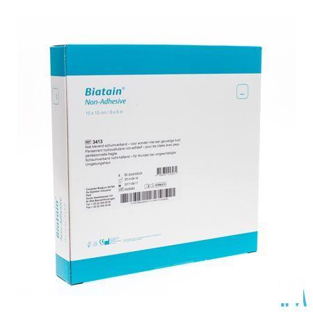 Biatain Schuimverband N/adh 15,0x15,0cm 5 33413  -  Coloplast