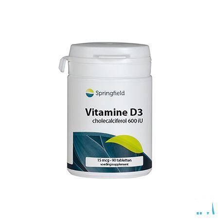 Vitamine D3 Springfield Tabletten 90  -  Springfield Nutraceuticals
