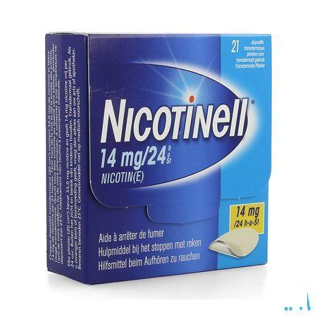 Nicotinell 14 mg/24U Pleister Transdermaal 21