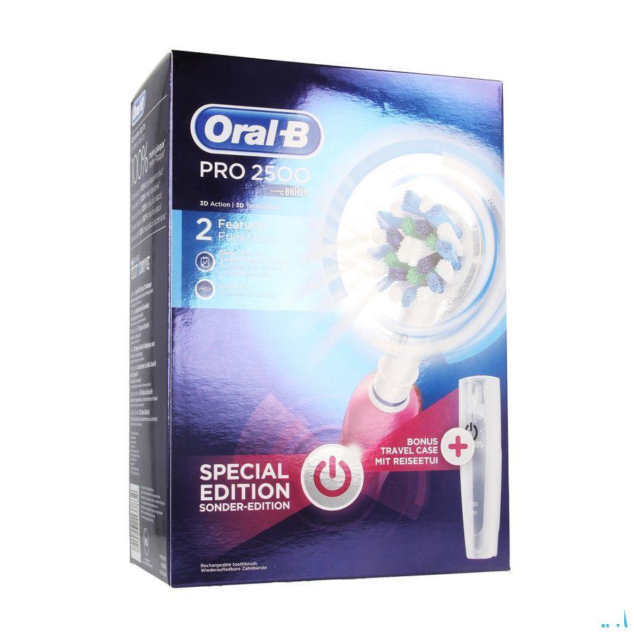 Oral B Pro 2500 Cross Action Pink