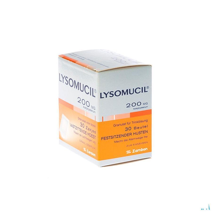 Lysomucil 200 Gran Sachets 30 X 200 mg