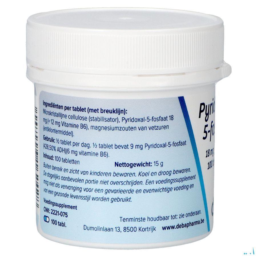 Pyridoxal-5-phos Tabletten 100x18 mg  -  Deba Pharma