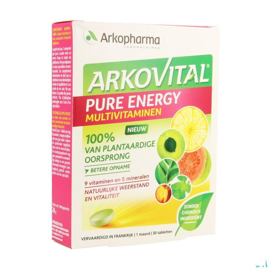 Arkovital Pure Energy Comprimes 30  -  Arkopharma