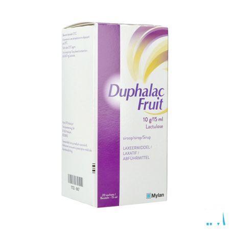 Duphalac Fruit Sirop Sachets 20 X 15 ml 