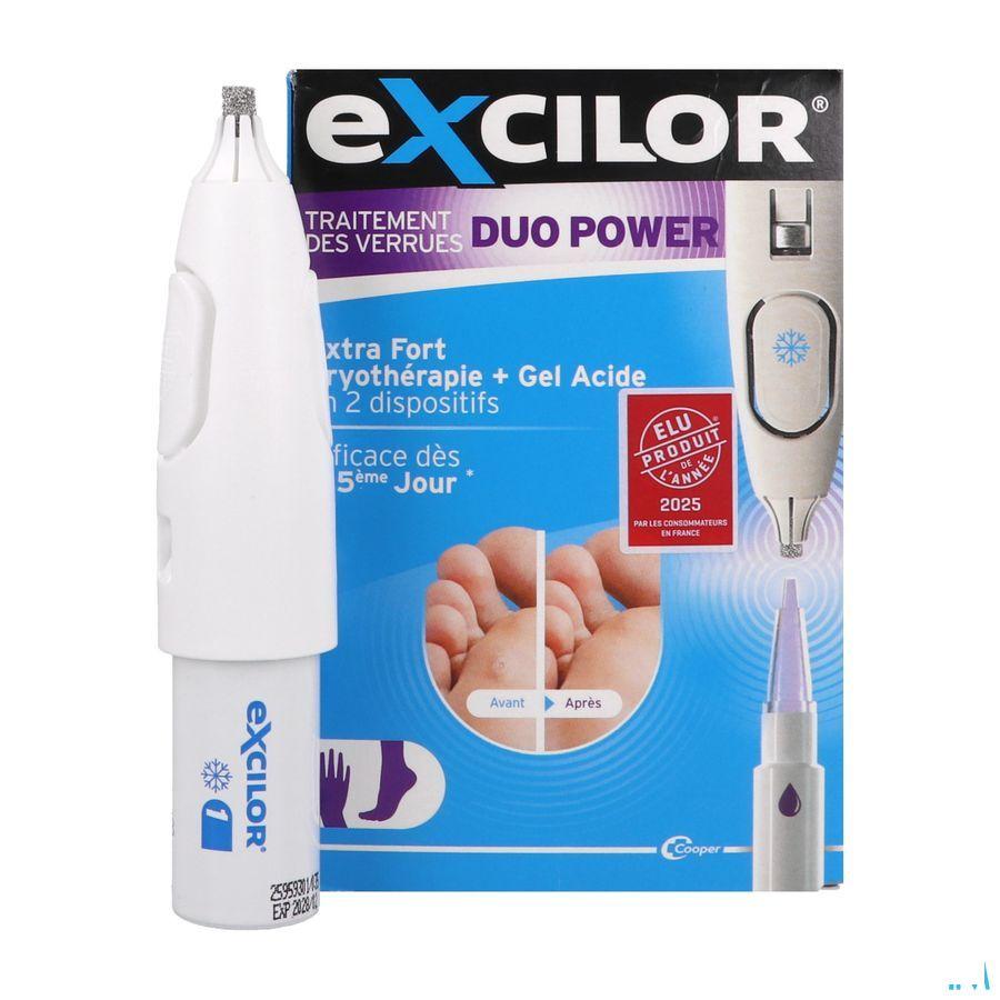 Excilor Traitement Verrues Duo Power 10 ml+1,5 gr