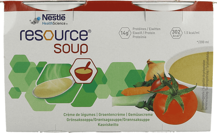 Resource Groentensoep 4x200 ml 12112467  -  Nestle