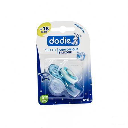 Dodie Fopspeen Nacht + 18m Sil.