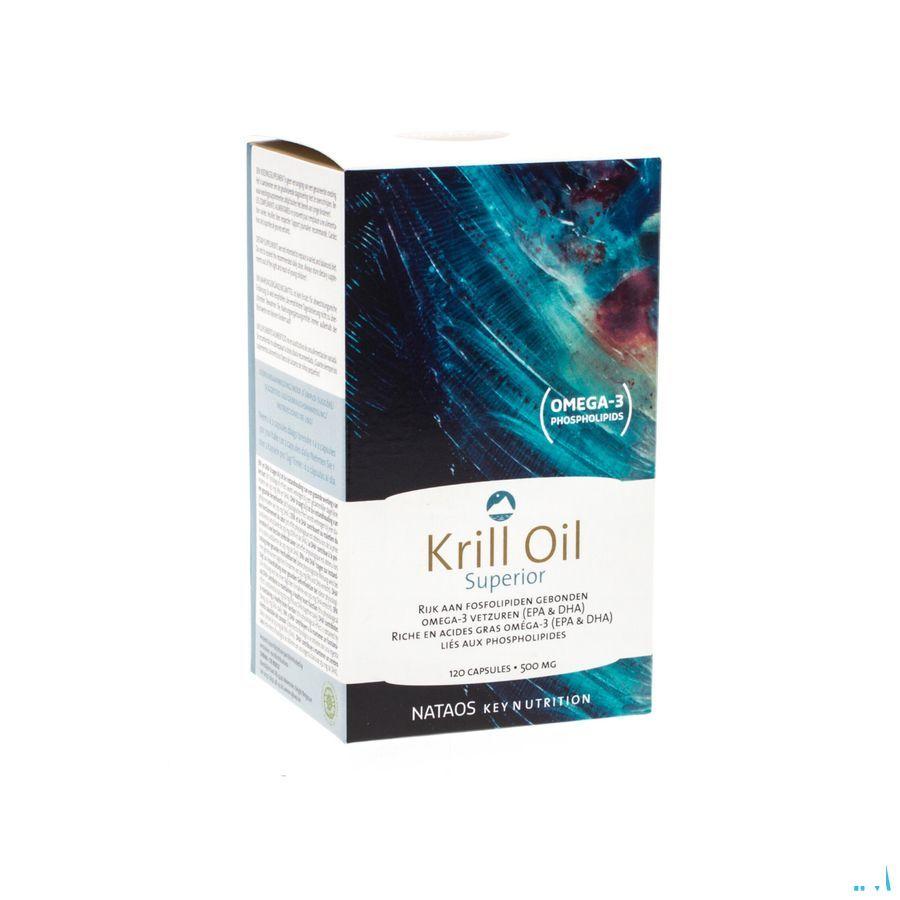 Krill Oil Superior GelCapsule 120x500 mg  -  Ojibwa-De Roeck