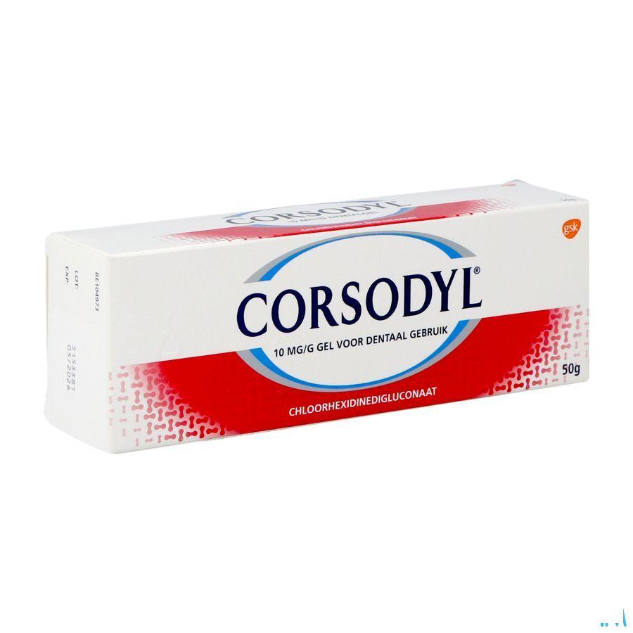 Corsodyl 10 mg/g Gel Dentaire Tube 50 gr